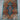 Silk Area Rug 3x5 ft  Blue & Burgundy Medallion Design with Floral Accents  100x147 cm Luxurious Decorative Carpet for Floor or Wall