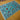 Afghan Sultani Rug 4x5 ft  Hand-Knotted Wool Turquoise Blue Floral Carpet, Traditional Oriental Area Rug, Small Living Room 125x180 cm