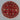 Round Handmade Wool Rug 7ft  Red Circular Carpet with Floral Motifs, Oriental Medallion Area Rug, Traditional Hand-Knotted Wool