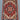 Heriz Handmade Wool Rug 7x10  Red Blue Carpet with Bold Medallion, Oriental Area Rug, Traditional Hand-Knotted Geometric Carpet