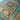 Handmade Mamluk Rug 6'11" × 9'6" | Afghan Wool Carpet | Large Oriental Geometric Area Rug with Medallion, Turquoise Red Design
