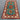 Kazak Rug 3.10x6.6 ft  Hand-Knotted Wool Tribal Runner, Turquoise Red Geometric Carpet, Afghan Hallway Rug, Small Oriental Wool Decor