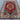 Heriz Area Rug 6x8 Red Teal Medallion Oriental Carpet, Traditional Tribal Geometric Rug, Vintage Style Living Room Decor