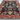 Large Serapi Wool Area Rug 8.4x9.10 ft, Classic Medallion Rug in Navy Blue & Red, Traditional Living Room Statement Rug