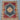Heriz Area Rug 7x10, Blue Red Medallion Wool Rug, Traditional Oriental Carpet, Persian Style Vintage Look Rug for Living Room Decor