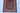 Medallion wool area rug 2x7 red ivory navy tribal geometric design
