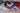 Khorjin wool area rug 5x8 red blue tribal geometric design