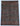 Sultani wool area rug 6x8 blue gray tribal geometric design