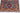 Kazak wool area rug 3x4 blue red ivory tribal geometric design