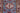 Kazak wool area rug 3x4 blue red ivory tribal geometric design