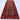Sultani wool area rug 3x9 red navy tribal geometric design