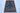 Tree of Life wool area rug 4x5 blue red ivory tribal geometric design