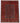 Pazyryk wool area rug 5x6 Red tribal geometric rug design