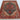 Heriz wool area rug 5x7 ivory red blue medallion tribal geometric design