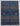 Tribal wool area rug 4x6 Blue tribal geometric rug design