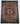Mamluk wool area rug 9x13 Black tribal geometric design