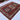 Mamluk wool area rug 6x8 Red tribal geometric rug design