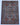 Mamluk wool area rug 7x9 Blue tribal geometric design