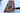 Gabbeh wool area rug 3x8 Red tribal geometric rug design