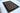Sultani wool area rug 6x8 Black tribal geometric design