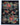 Sultani wool area rug 6x8 black blue red tribal geometric design