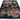Sultani wool area rug 6x8 black blue red tribal geometric design