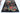 Sultani wool area rug 6x8 black blue red tribal geometric design