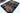 Sultani wool area rug 6x8 black blue red tribal geometric design