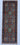 Mamluk wool area rug 3x8 ivory red blue runner tribal geometric design