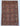 Sultani wool area rug 6x9 Turquoise tribal geometric design