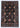 Sultani wool area rug 4x7 Black tribal geometric design