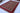 Shawl wool area rug 7x10 red blue tribal geometric design