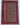 Shawl wool area rug 7x10 red blue tribal geometric design