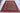 Shawl wool area rug 7x10 red blue tribal geometric design