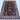 Kazak wool area rug 4x6 red blue tribal geometric design