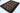 Sultani wool area rug 6x8 Black tribal geometric rug design