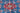 Kazak wool area rug 9x13 blue red ivory tribal geometric design