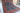 Kazak wool area rug 9x13 blue red ivory tribal geometric design
