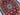 Tribal wool area rug 4x6 red ivory tribal geometric design