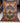 Medallion wool area rug 4x6 navy blue tribal geometric design