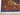 Medallion wool area rug 4x6 navy blue tribal geometric design