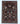 Sultani wool area rug 5x6 dark brown tribal geometric design