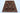 Sultani wool area rug 5x6 dark brown tribal geometric design