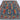 Kazak wool area rug 7x10 red blue ivory tribal geometric design