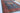 Heriz wool area rug 9x13 Blue Red tribal geometric design