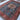 Heriz wool area rug 9x13 Blue Red tribal geometric design
