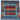 Gabbeh wool area rug 9x9 Blue Red tribal geometric design