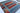 Gabbeh wool area rug 9x9 Blue Red tribal geometric design