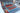 Gabbeh wool area rug 9x9 Blue Red tribal geometric design