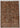 Sultani wool area rug 4x6 blue tribal geometric design